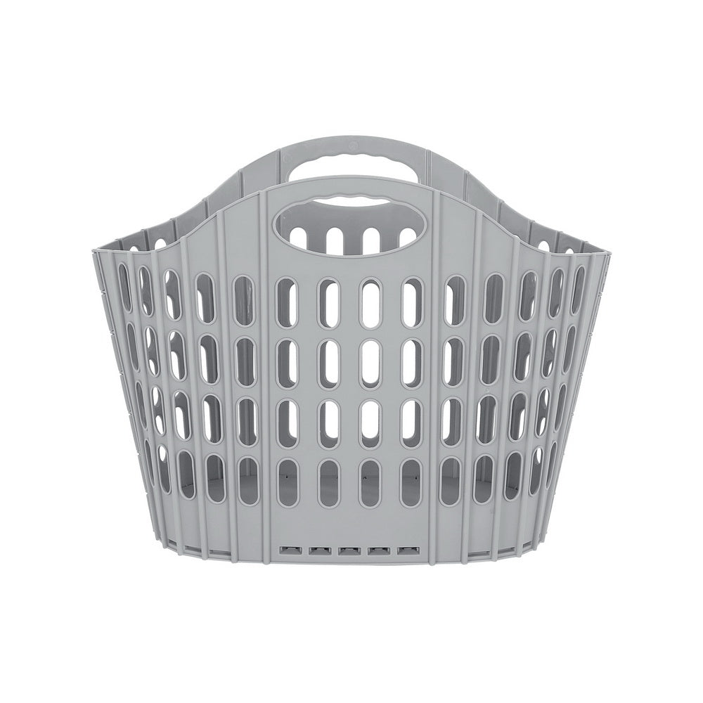 Artiss Large Foldable Laundry Basket Grey Plastic