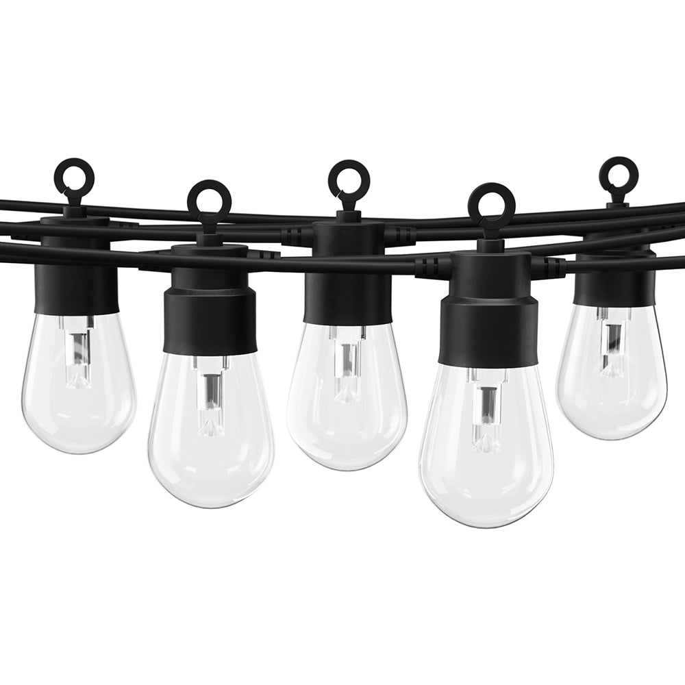 Gardeon 8m RGB Smart Outdoor LED Festoon String Lights Waterproof WiFi APP Control