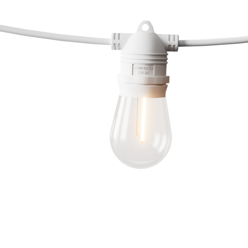 86m LED Festoon String Lights Outdoor Warm White