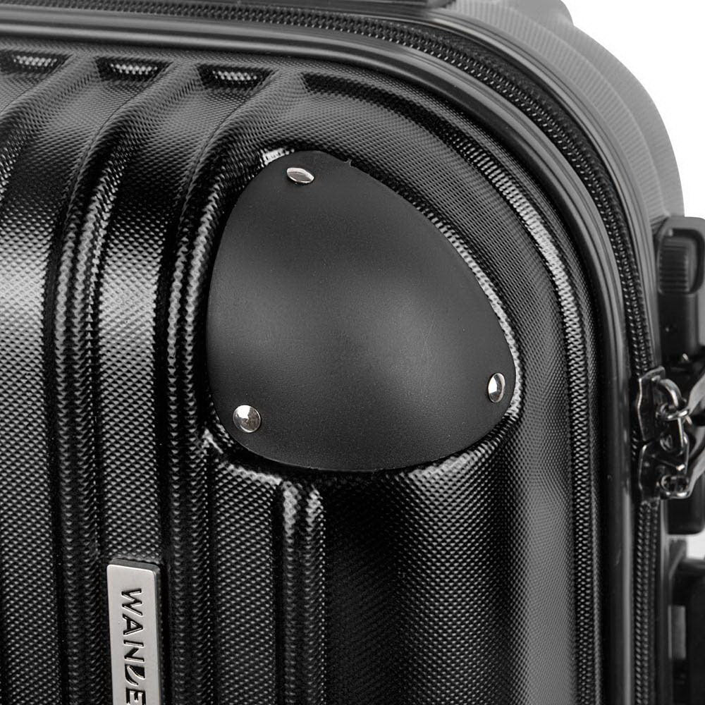 Wanderlite 28" Hard Shell Spinner Luggage TSA Lock Black