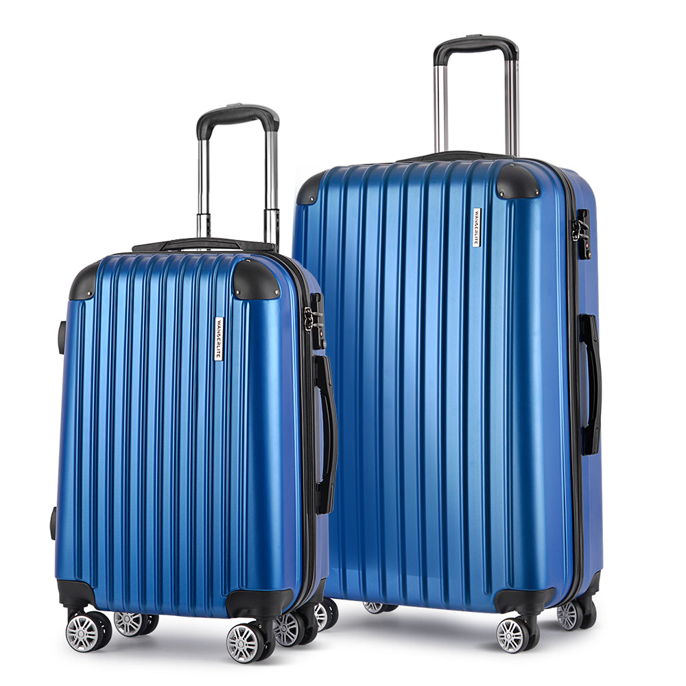 Wanderlite 2-Piece Luggage Set 20-28" Hard Shell Blue