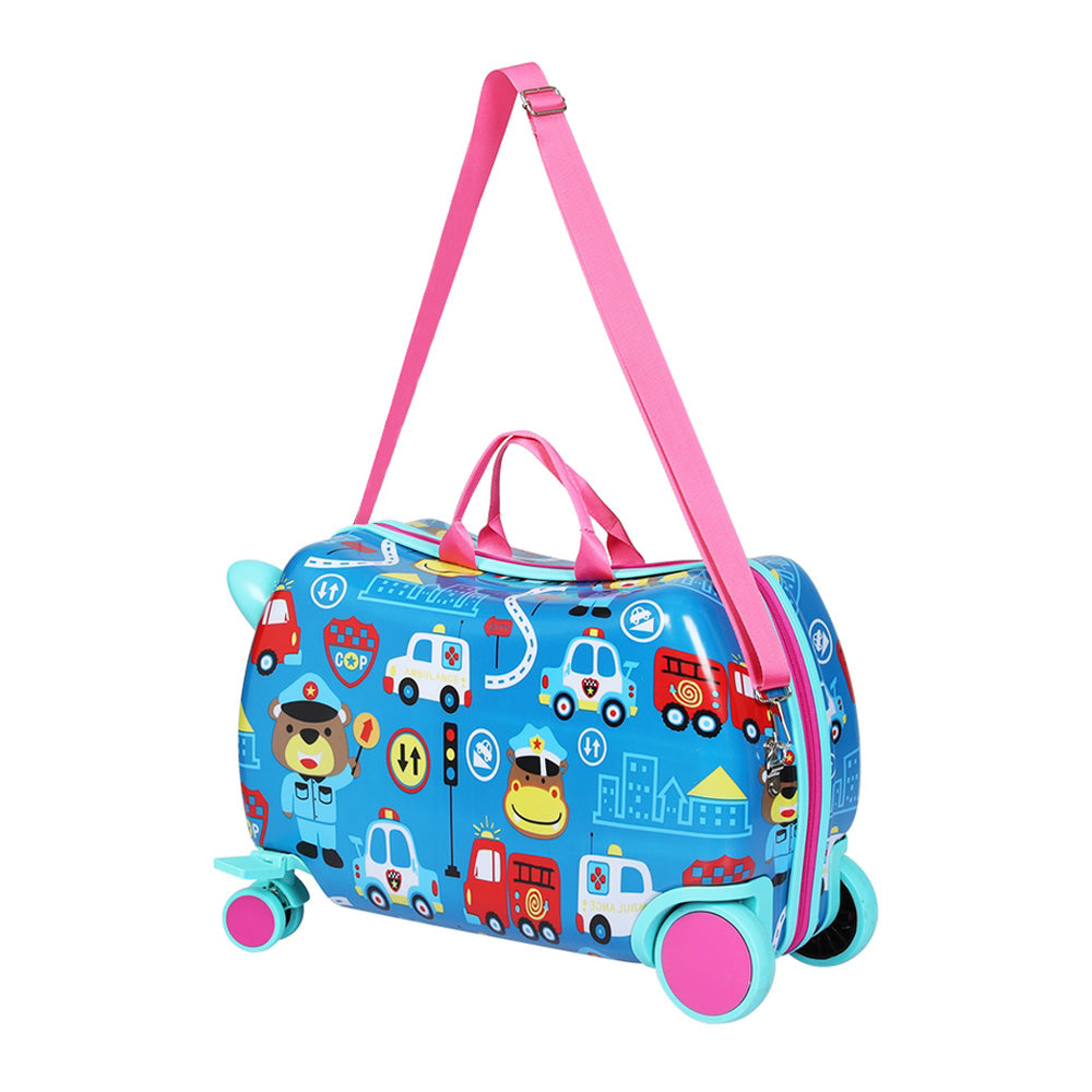 Wanderlite 17" Kids Ride On Suitcase Multi-Coloured