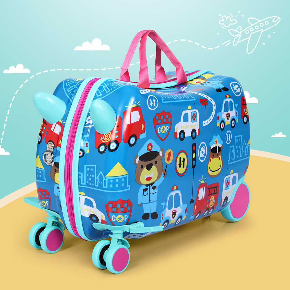 Wanderlite 17" Kids Ride On Suitcase Multi-Coloured