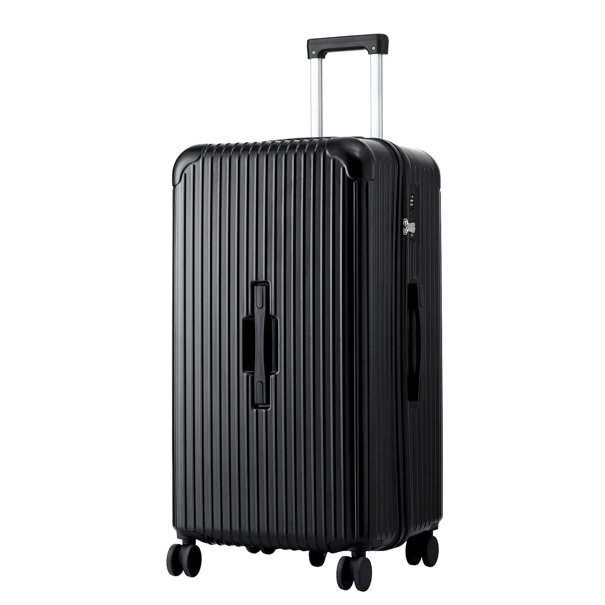 Wanderlite 28" Trunk Luggage Travel Suitcase Black