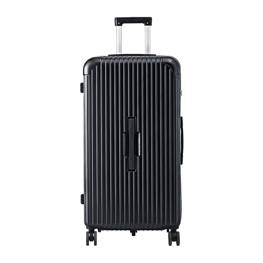 Wanderlite 32" Trunk Luggage 5-Wheel Type-C Port TSA Black