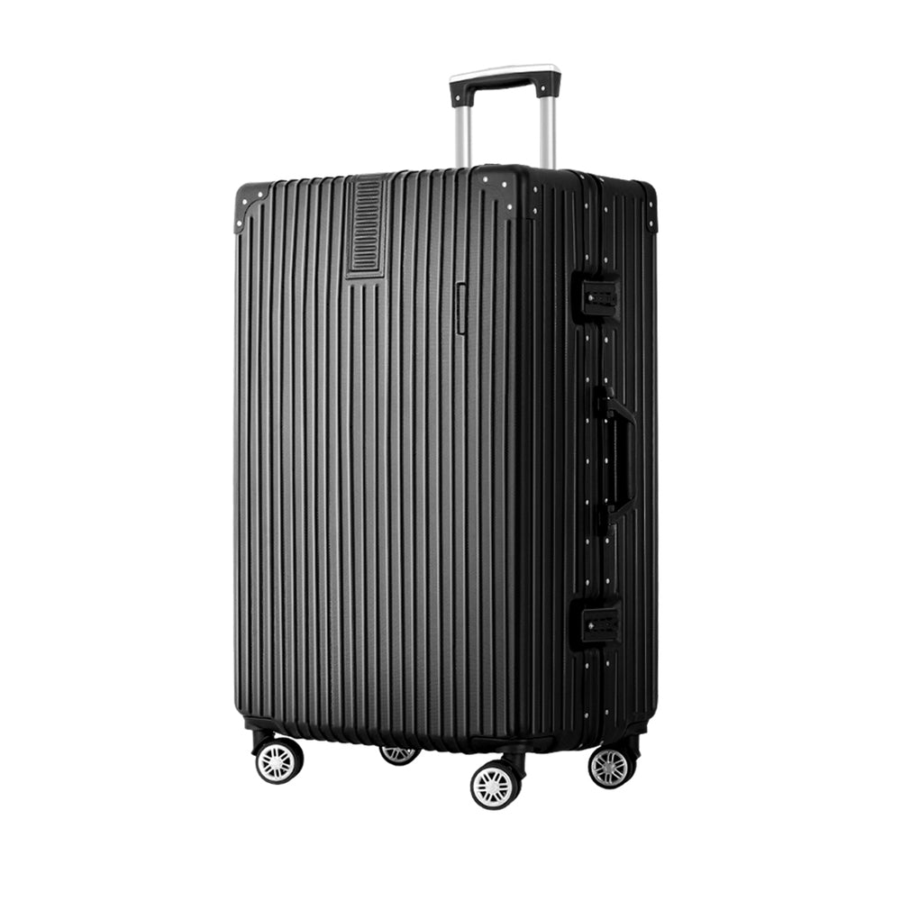 Wanderlite 28" Hard Shell Luggage TSA Lock Black