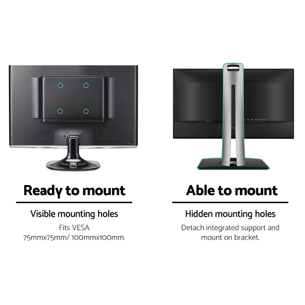 Artiss Adjustable Single Monitor Arm Desk Mount Black