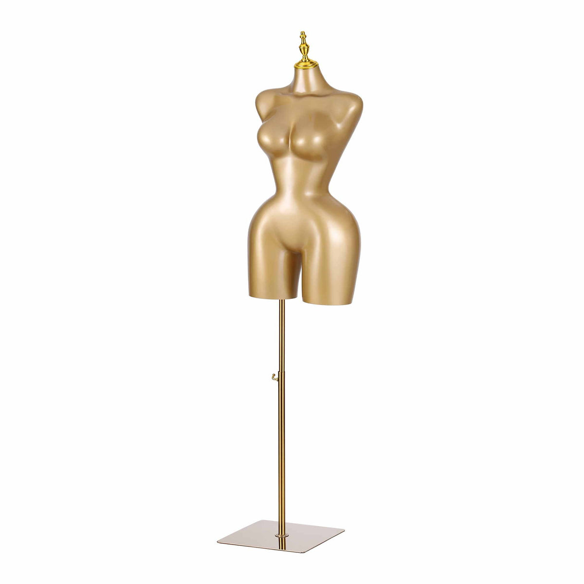 Embellir Female BBL Dress Form Mannequin 160-206 cm Adjustable Gold