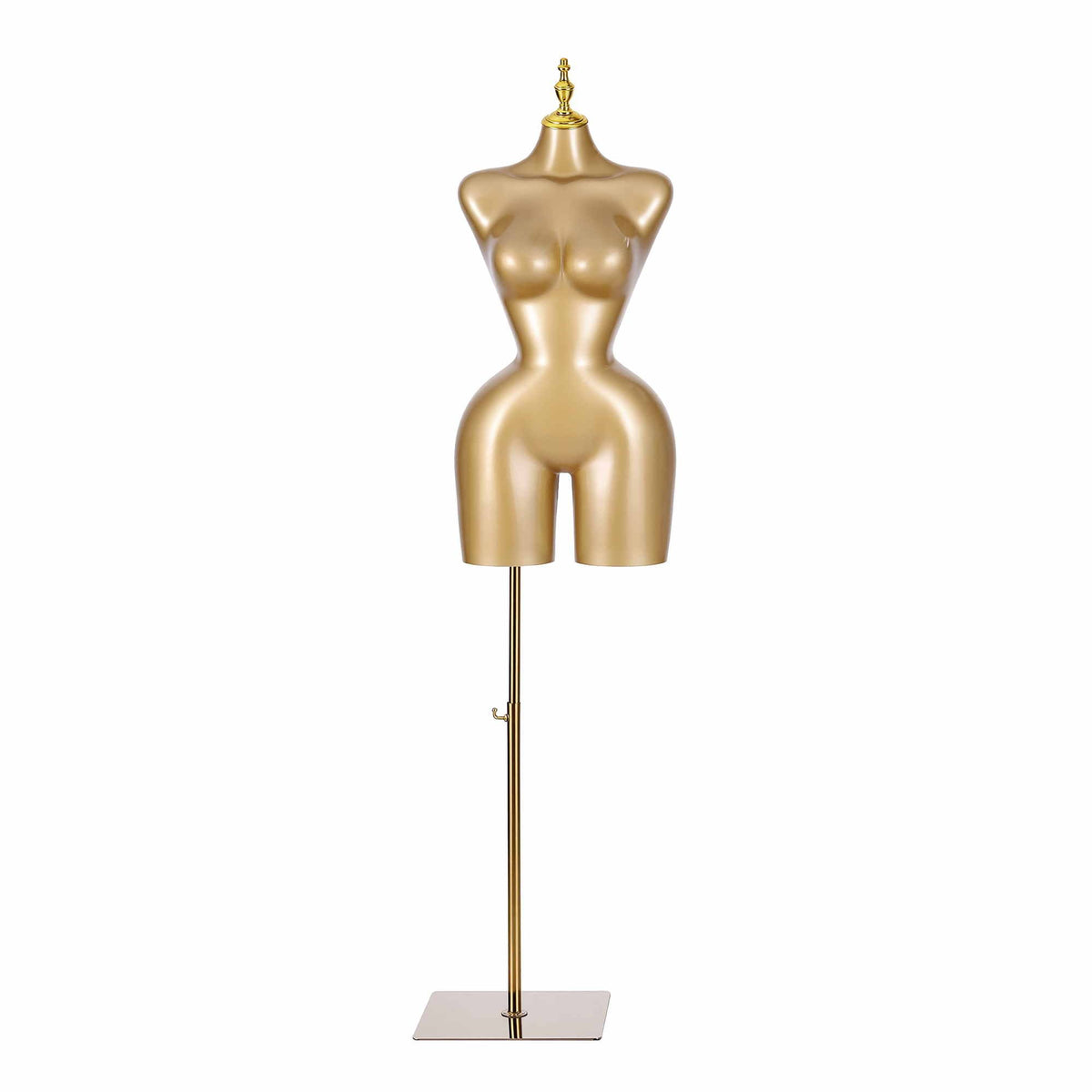Embellir Female BBL Dress Form Mannequin 160-206 cm Adjustable Gold