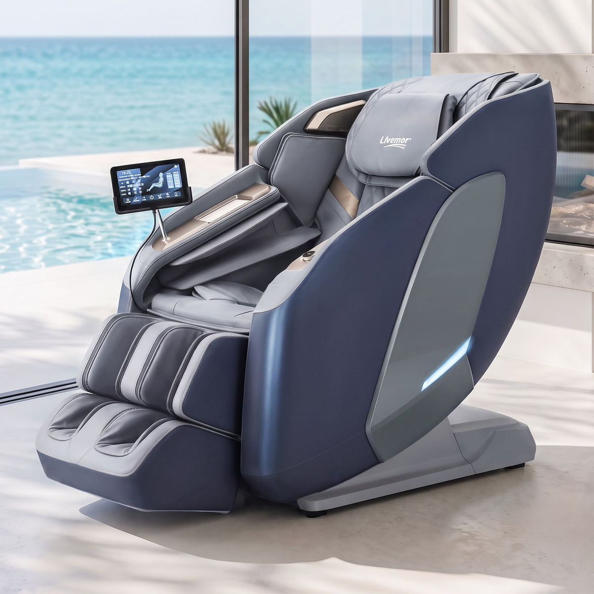 Melisa 4D Massage Chair Zero Gravity SL Track Recliner