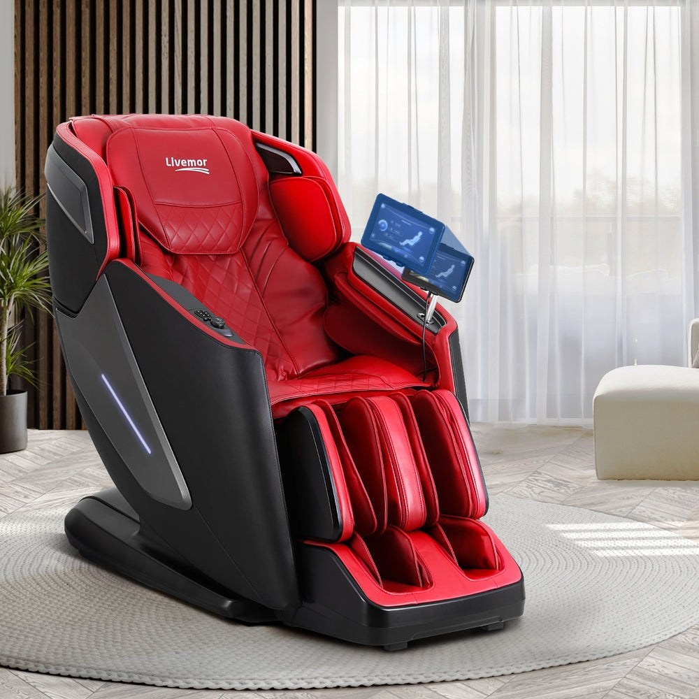 4D Electric Massage Chair Zero Gravity Heated Recliner, Livemor