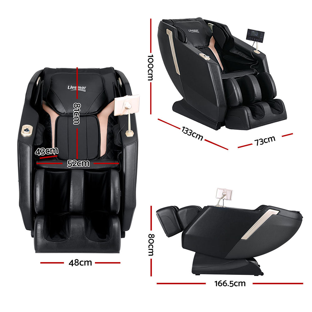 Baird Electric Massage Chair Recliner Black