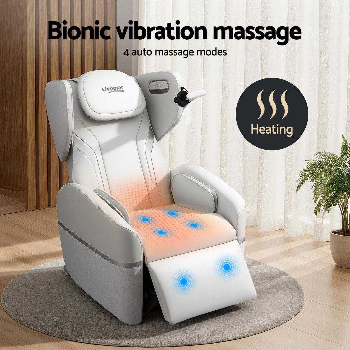 Zeno Electric Vibration Massage Recliner Chair