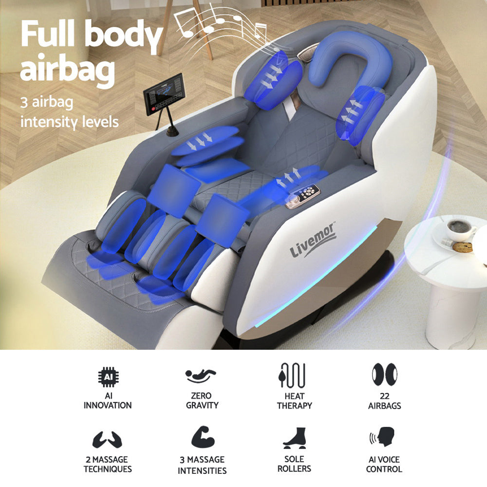 Beryl Full Body Massage Chair with Zero Gravity and Heat