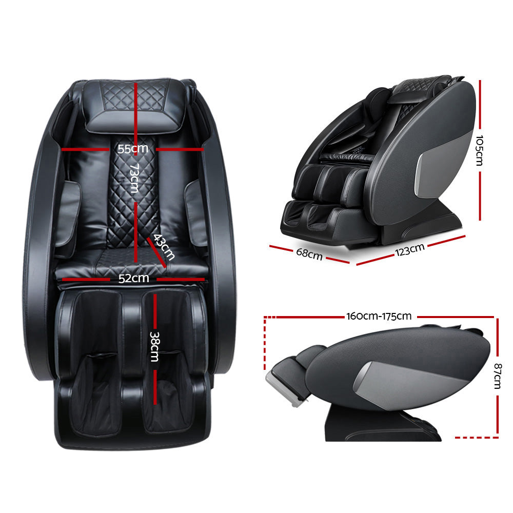Ellmue Electric Recliner Massage Chair Black