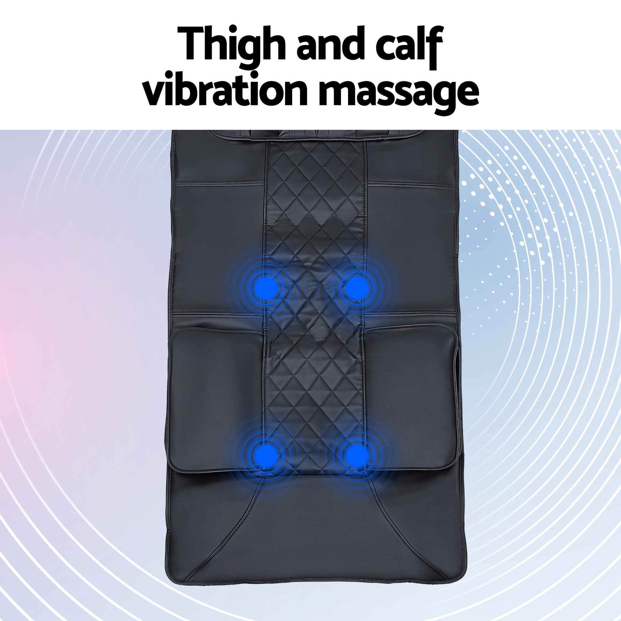 Livemor Massage Mat Heated Kneading Neck Massager Lumbar Airbag Stretch