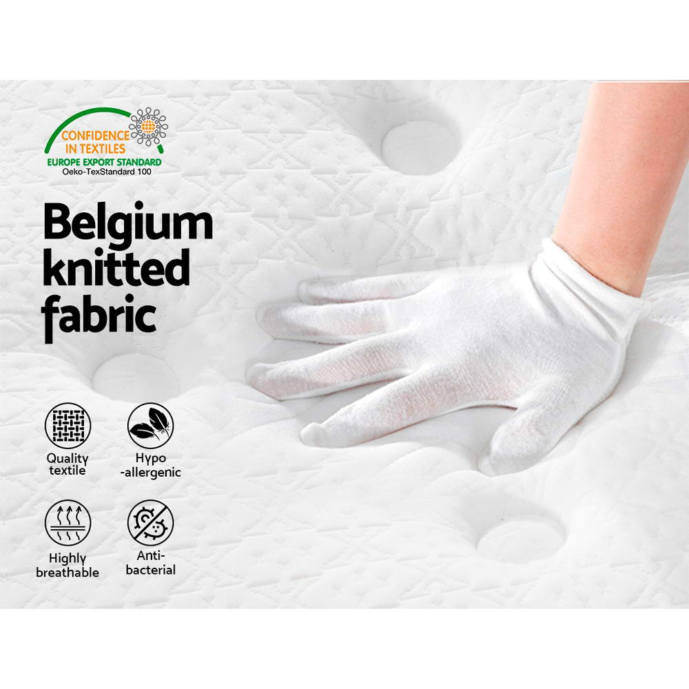 Bonita Single Mattress Euro Top 21cm Medium-Firm