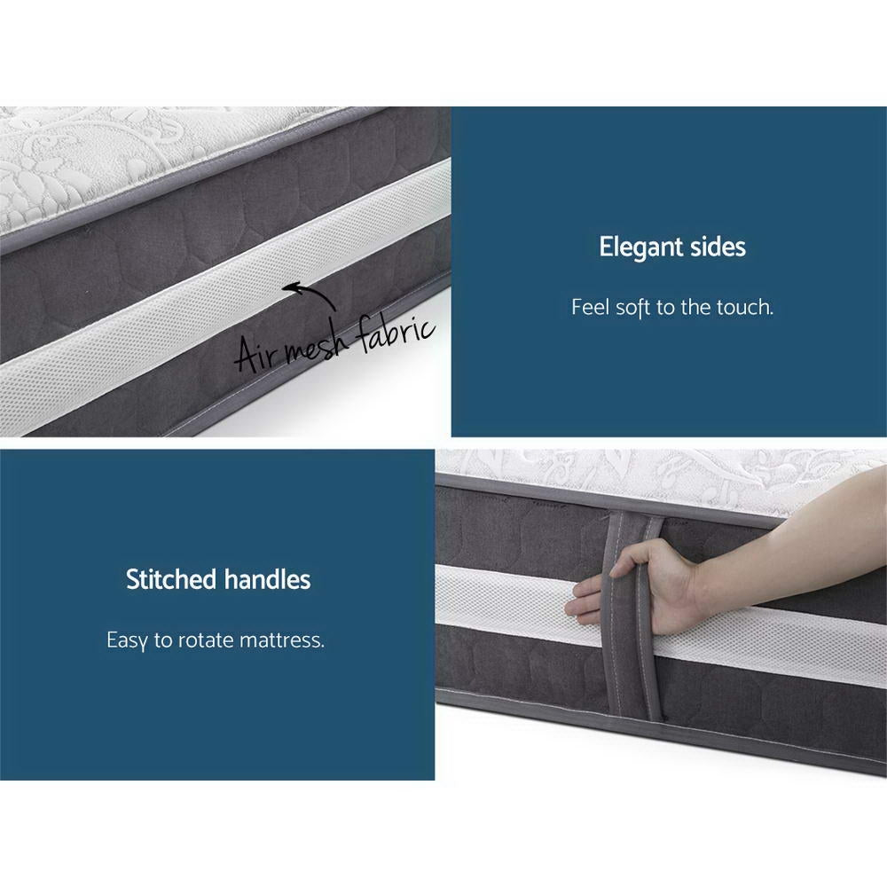 Lotus King Single Mattress 30cm Pocket Spring Medium Firm