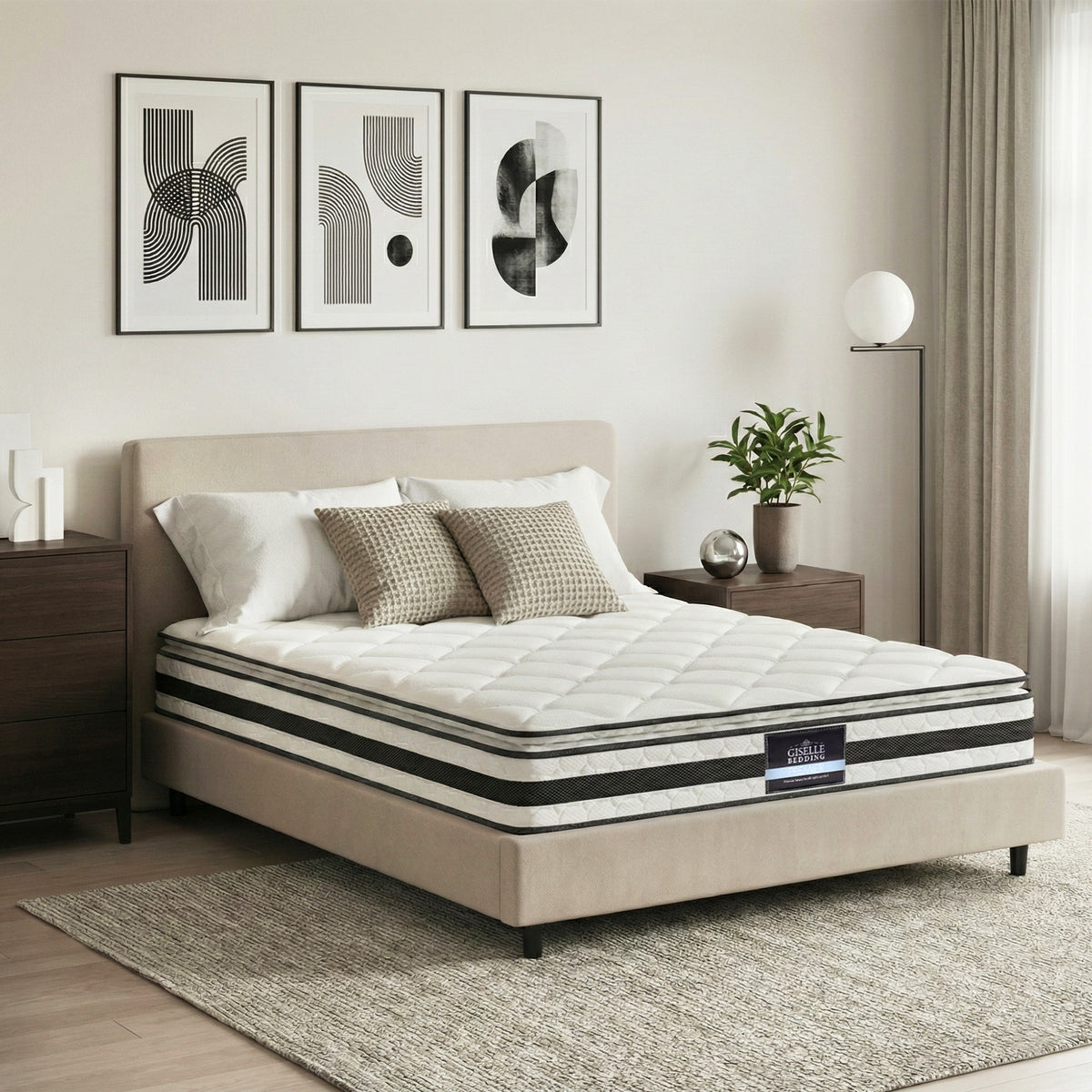 Normay Series King Pillow Top Mattress 21cm Medium-Firm