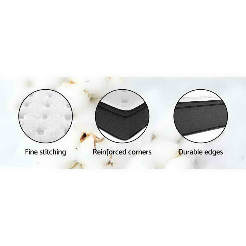 Eve King Mattress Euro Top 34cm Medium Firm