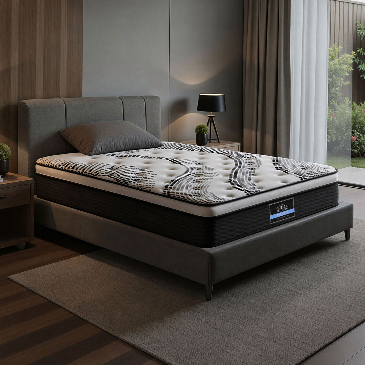 Como Series 32cm Euro Top Pocket Spring Mattress Single