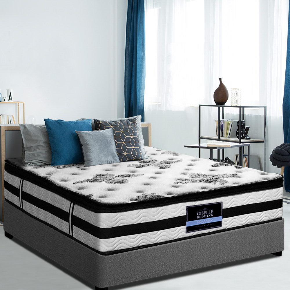 Algarve Queen Mattress Euro Top Pocket Spring 34cm