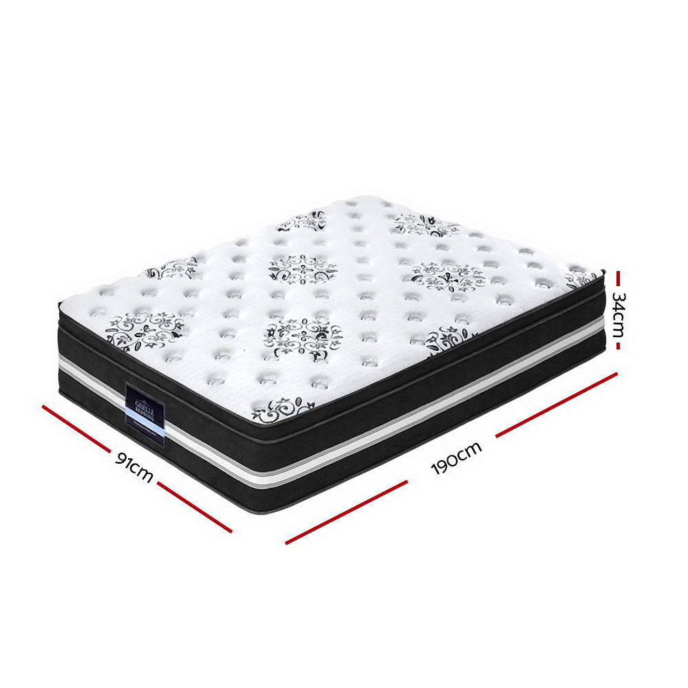Donegal Single Mattress 34cm Cool Gel Memory Foam