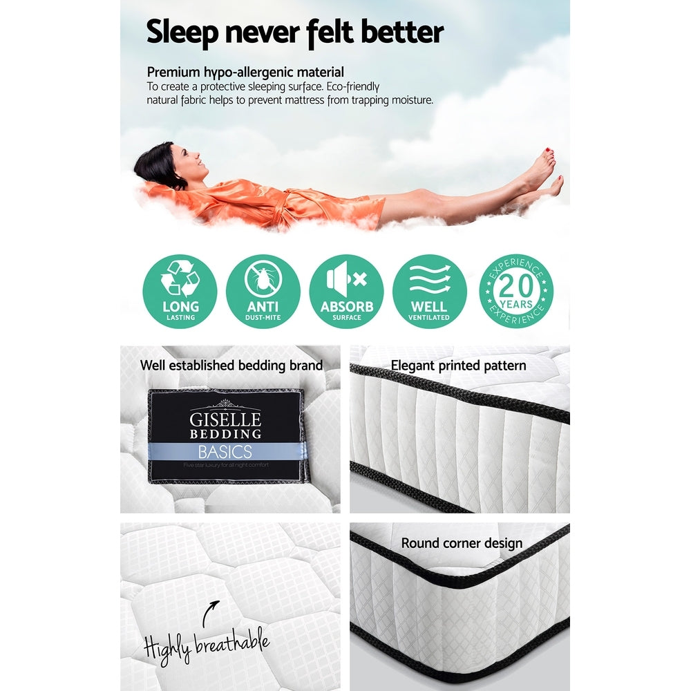 Peyton Double Mattress 21cm Tight Top Medium Firm