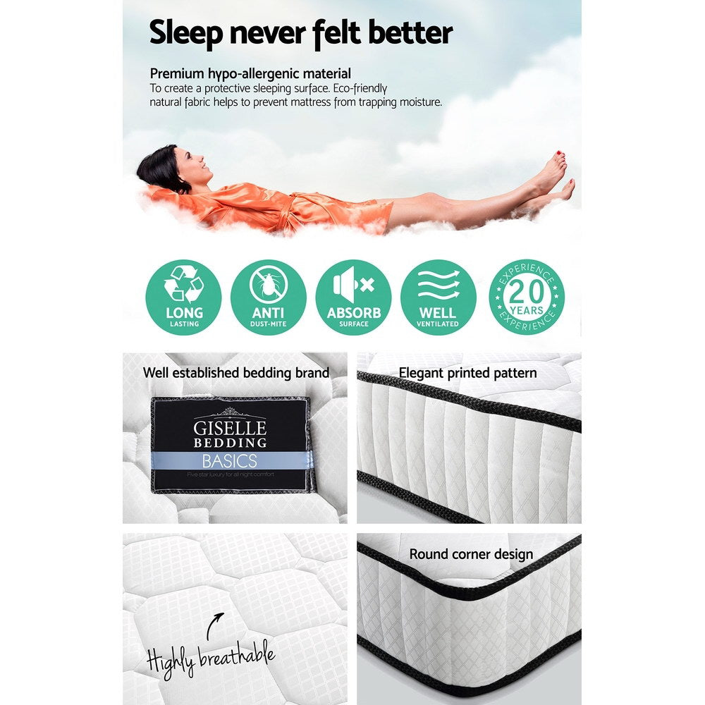 Peyton Queen Mattress 21cm Tight Top Medium Firm