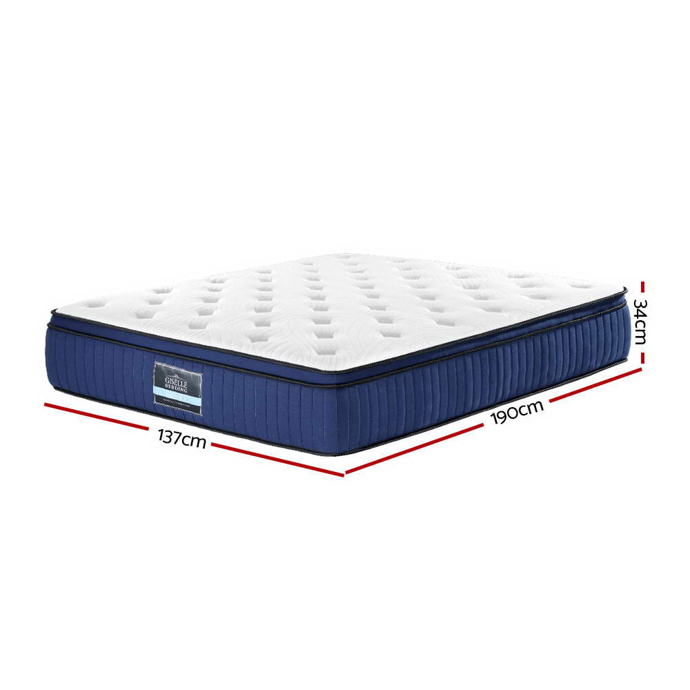 Franky Double Mattress Cool Gel Memory Foam 7-Zone 34cm