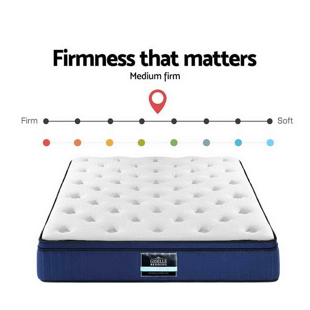 Franky King Mattress 34cm Cool Gel Memory Foam 7-Zone
