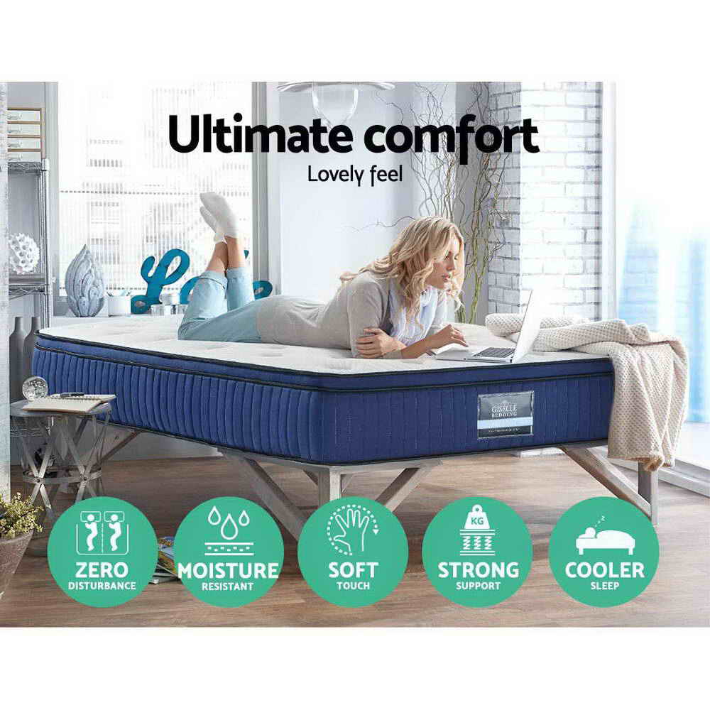 Franky King Mattress 34cm Cool Gel Memory Foam 7-Zone