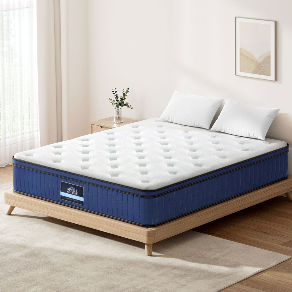 Franky Queen Euro Top Mattress 34cm Cool Gel Memory Foam