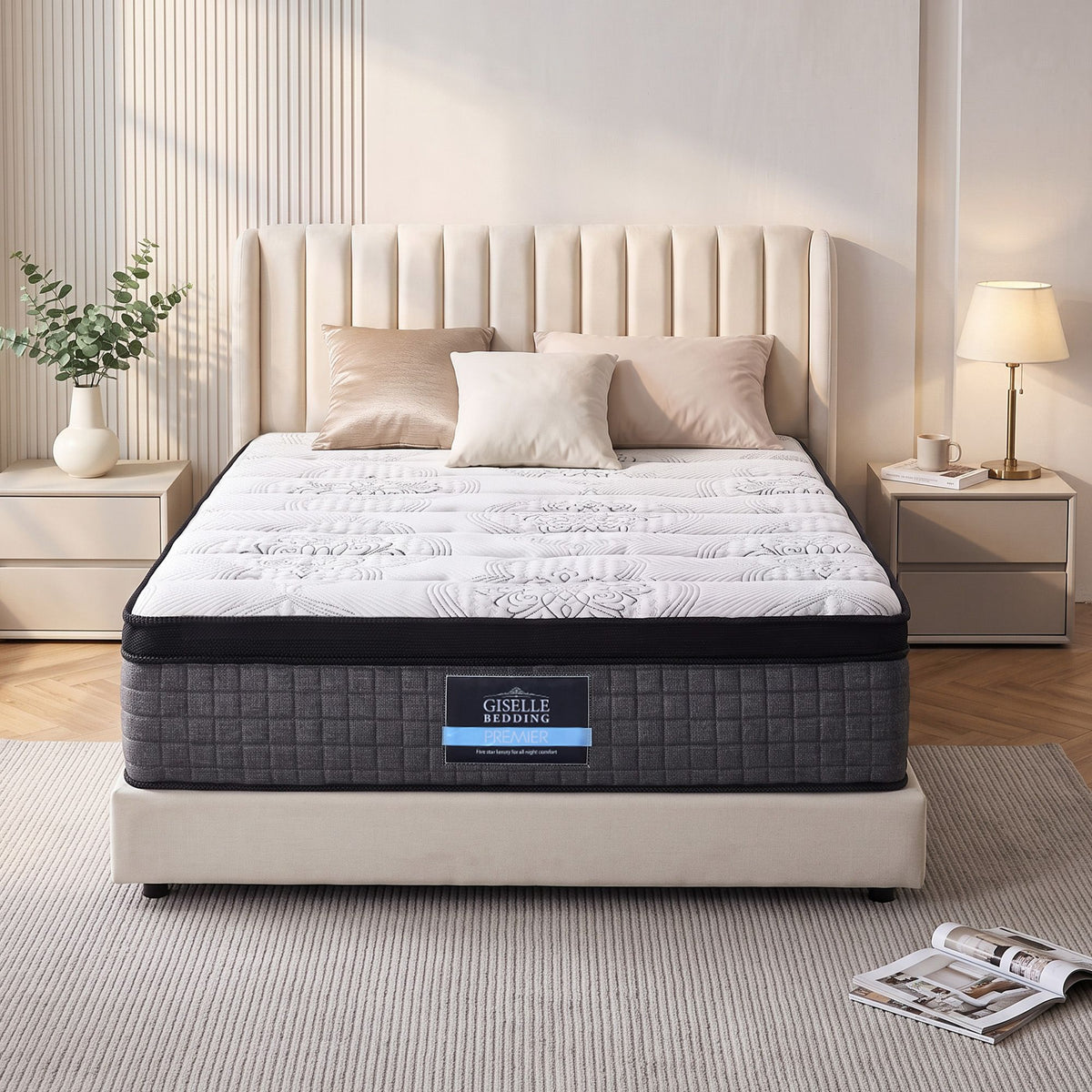 Marc Series King Euro Top Mattress 34cm 9-Zone Pocket Spring