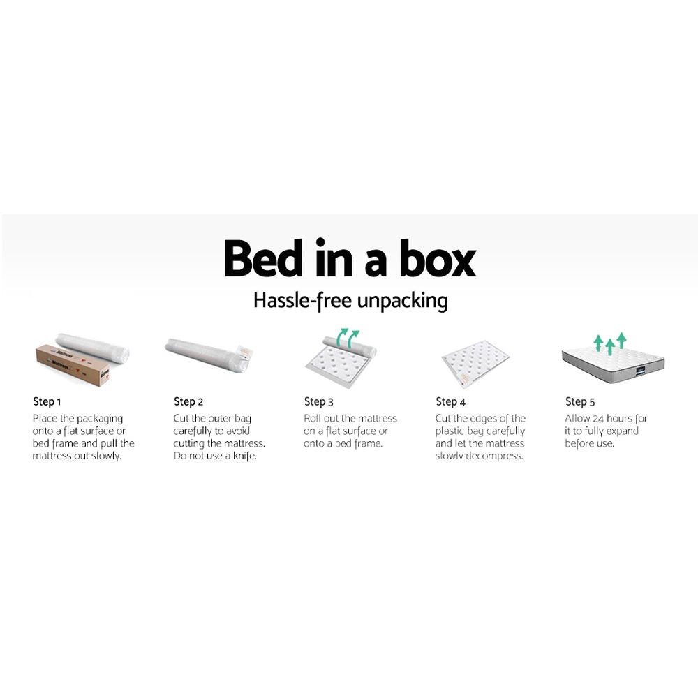 Aletta Double Mattress Euro Top 32cm Medium Firm