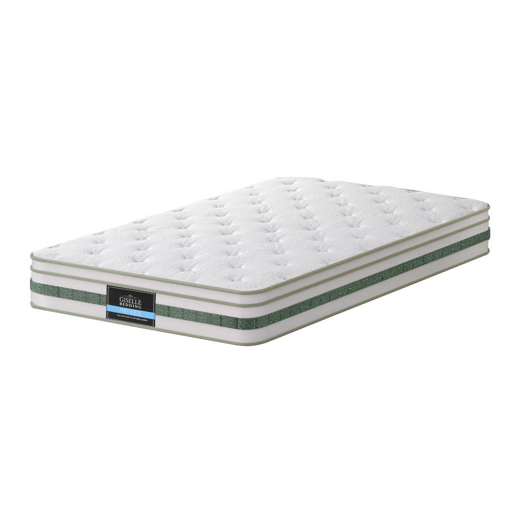 Mint Series Euro Top Mattress 20cm Single Green Tea