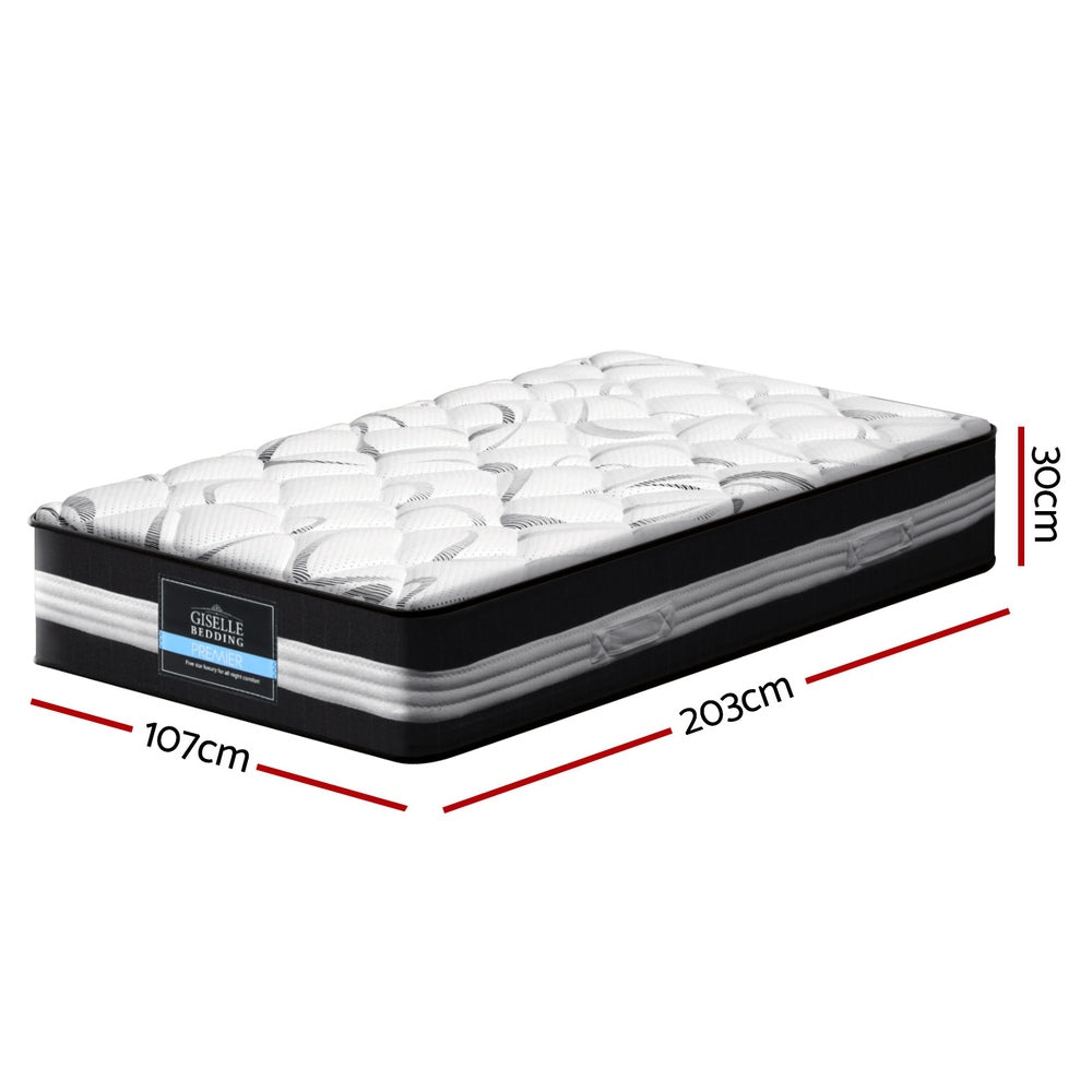 Mykonos King Single Mattress Medium Firm 30cm