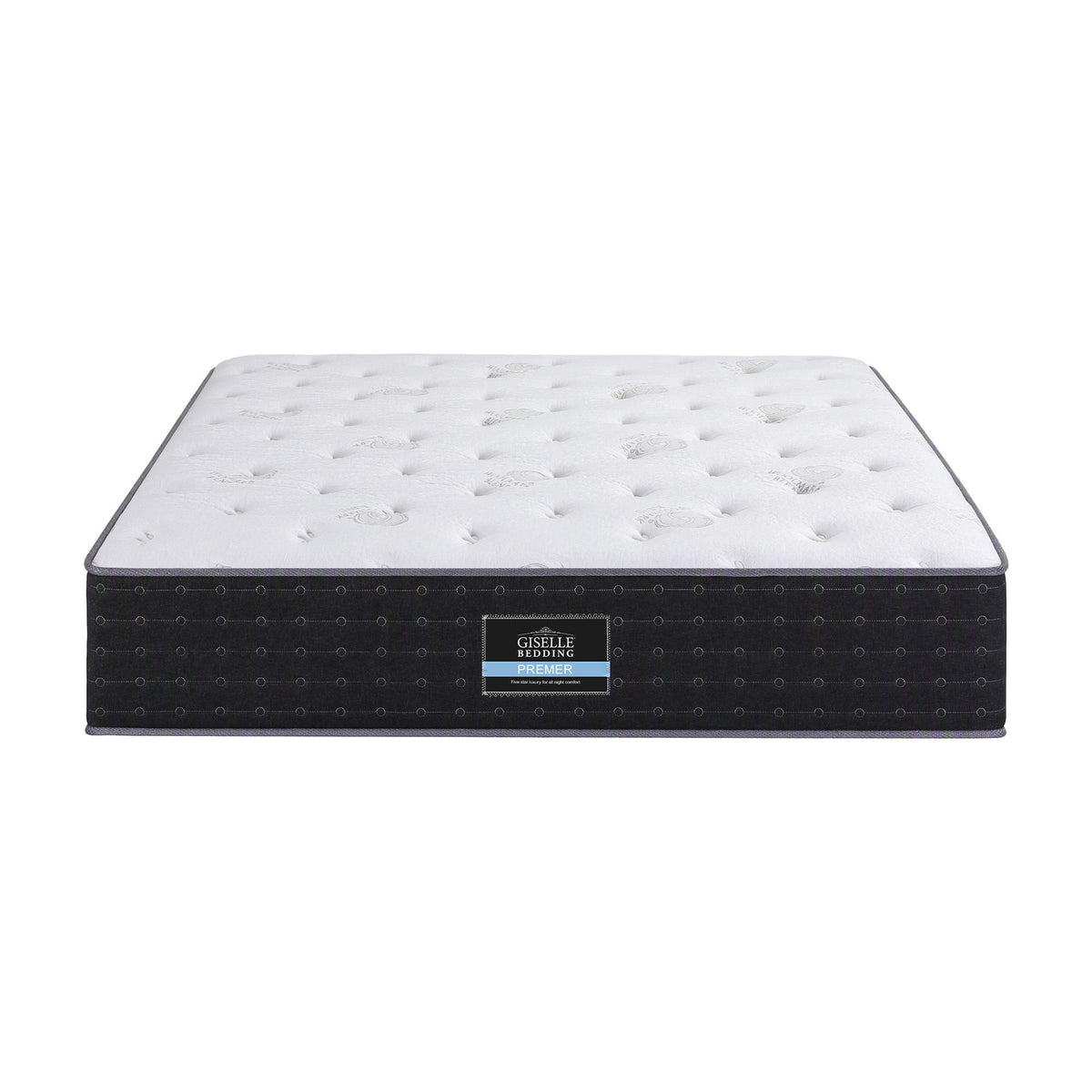 Giselle King Reversible Spring Mattress Cashmere Cover Gel Foam Firm 35cm