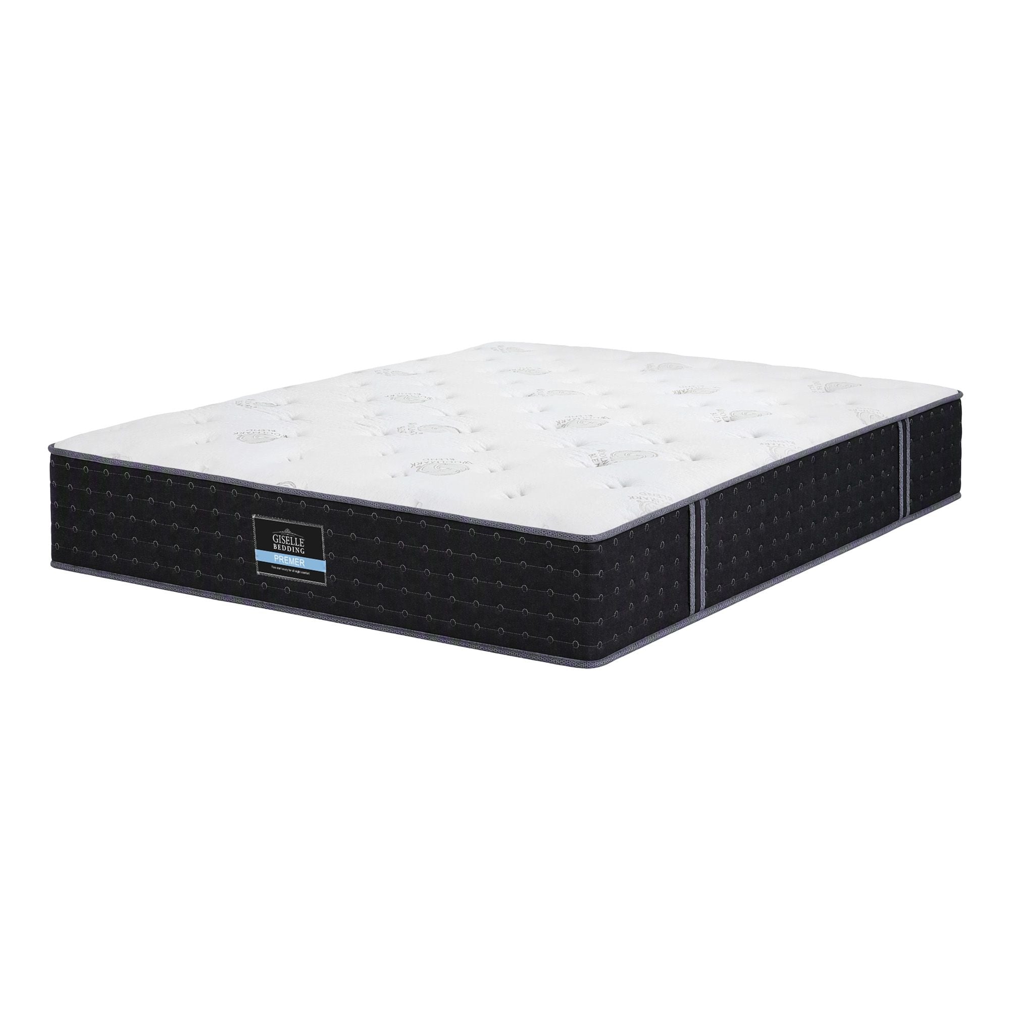 Giselle Queen Reversible Spring Mattress Cashmere Cover Gel Foam Firm 35cm