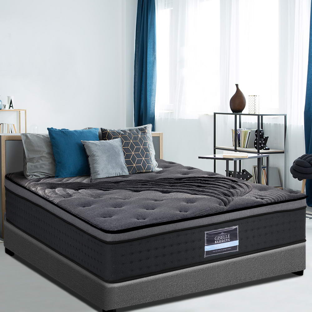 Alanya Double Mattress 34cm Bamboo Cover Medium-Firm