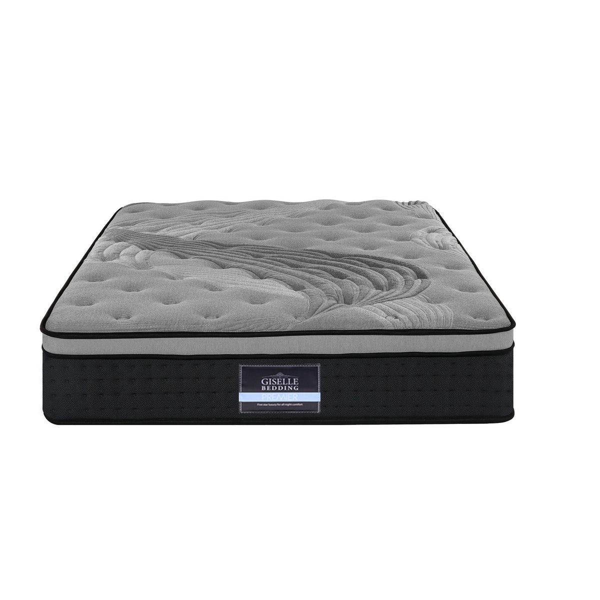 Alanya King Mattress 34cm Charcoal Pocket Spring
