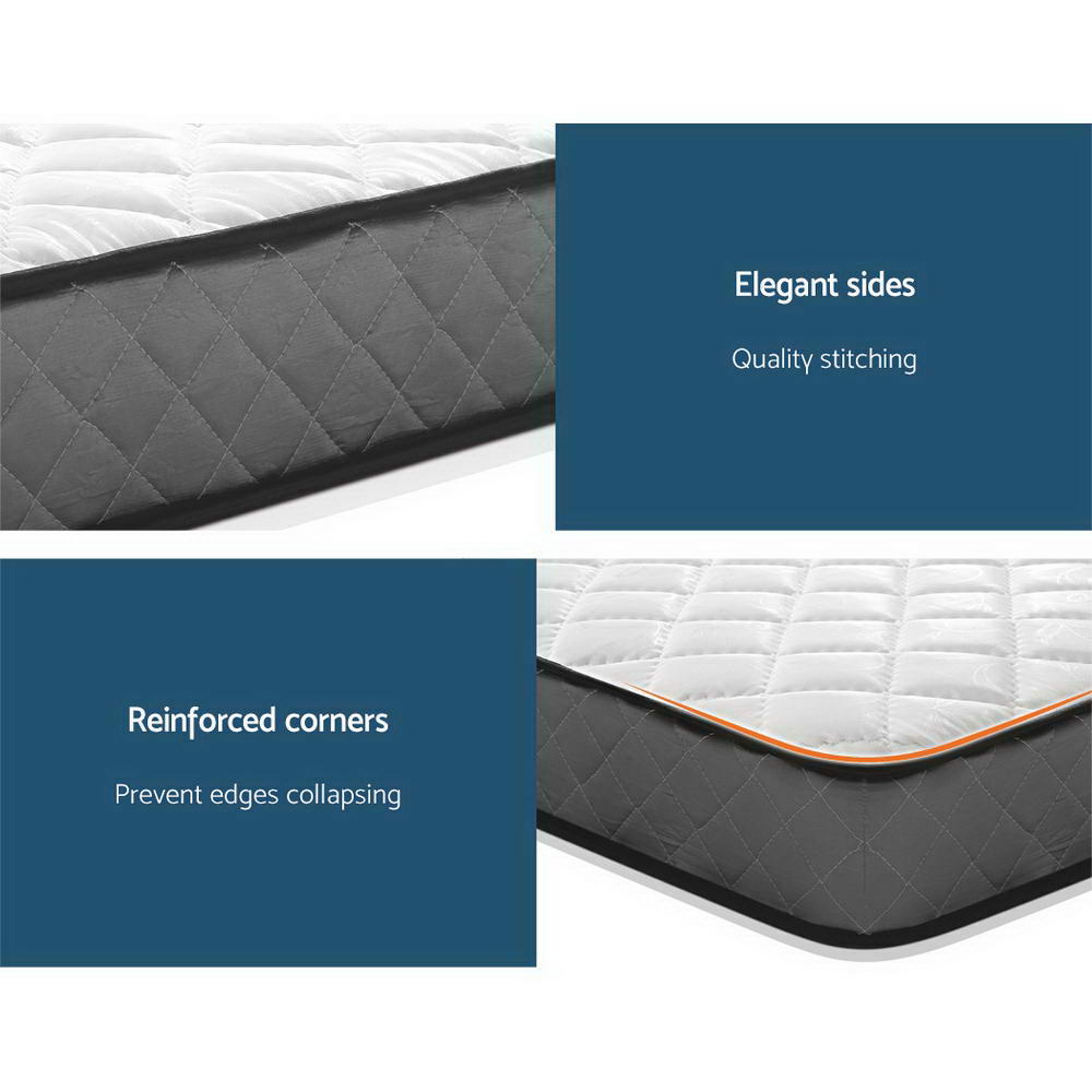 Alzbeta King Single Mattress 16cm Medium-Firm Bonnell Spring