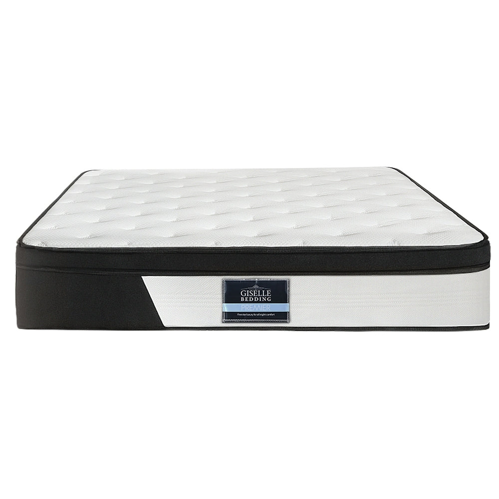 Pena King Mattress 30cm Euro Top Medium Firm Hypoallergenic