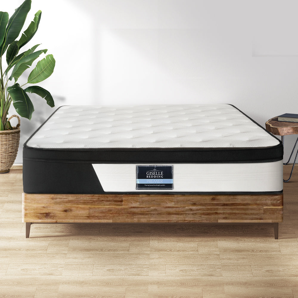 Pena Queen Mattress 30cm Euro Top Medium Firm Hypoallergenic