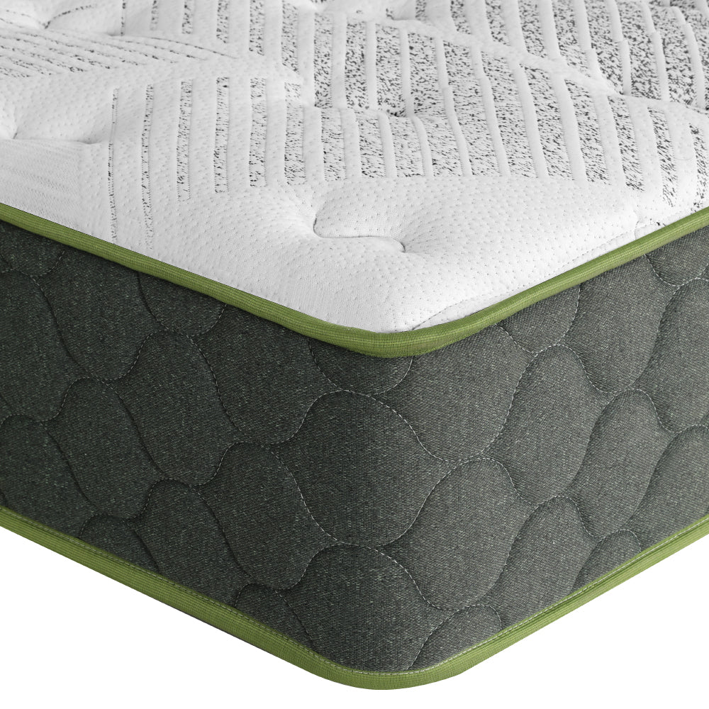 Beryl Double Mattress 25cm Green Tea Foam Medium Firm