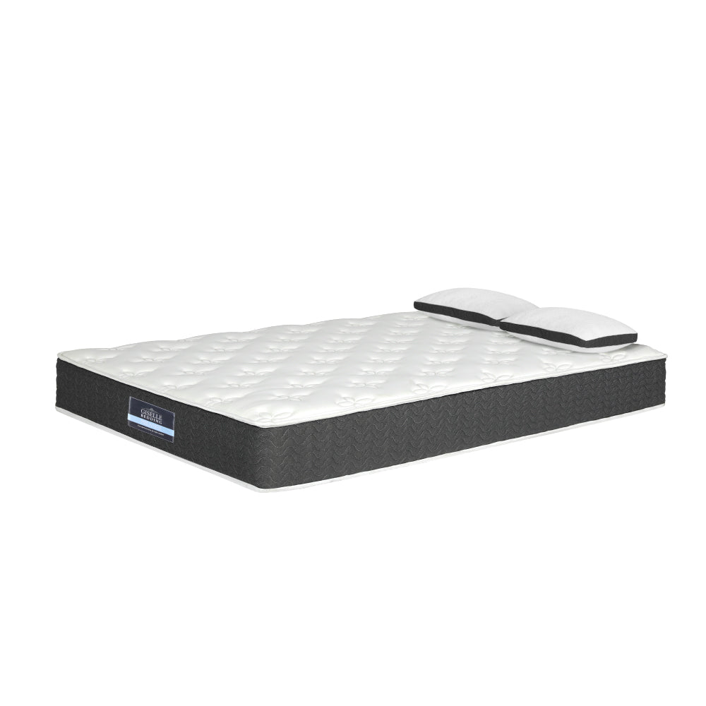 Aura Double Mattress Medium Soft 18cm w/Pillows