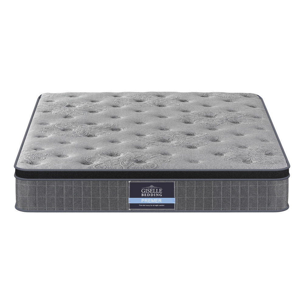 DOVE Queen Mattress 26cm Latex Foam Medium-Firm Grey