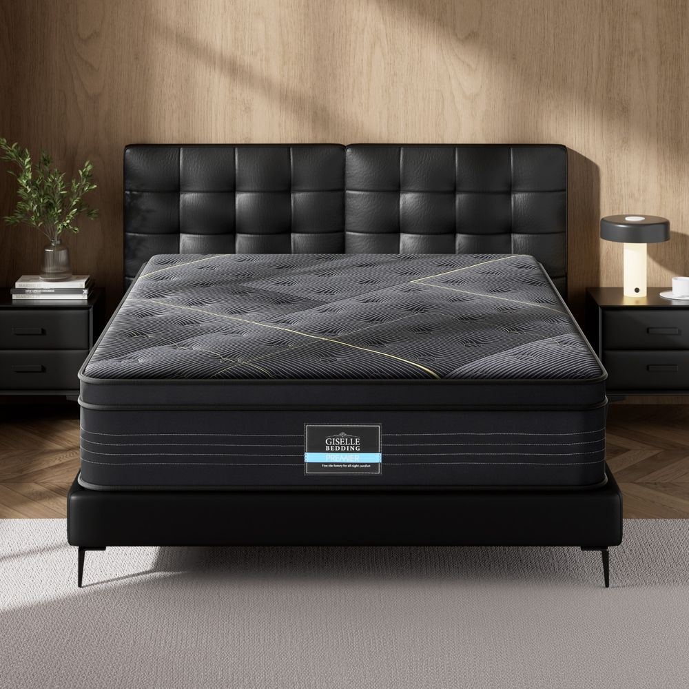 Midnight Series King Mattress 35cm Bamboo Pocket Firm Foam