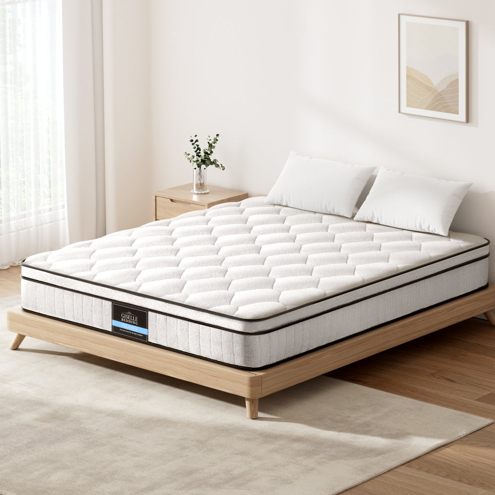 Elysium 22cm Queen Mattress Medium-Firm Euro Top Velvet