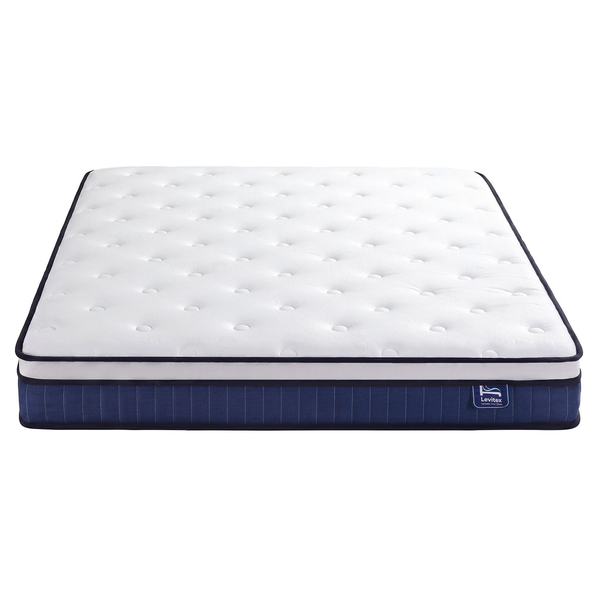Levitex King Mattress 23CM With Pocket Spring & Cooling Gel Foam, Medium-Firm Full-Body Support, Mattresses In A Box